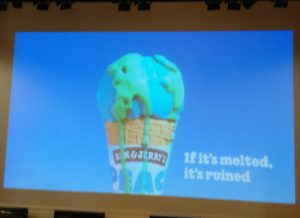Kerry Thorpe, Ben and Jerry's Copywriting Conference